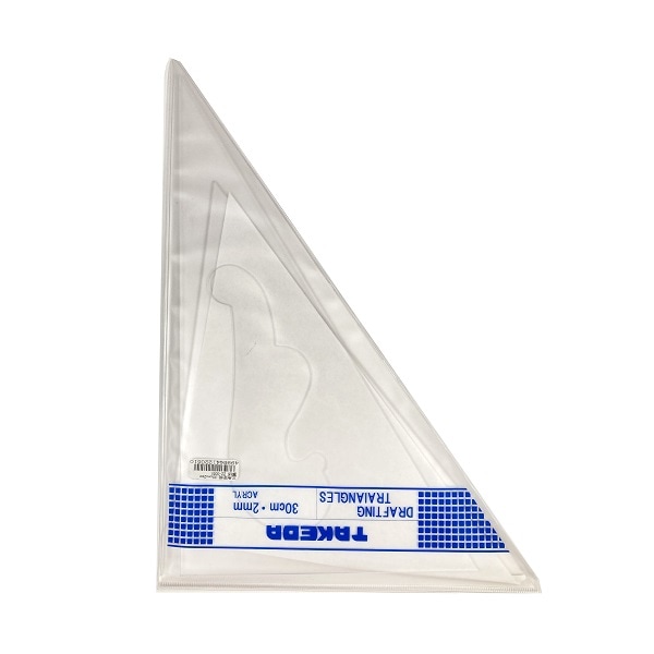 takeda 三角定規30㎝×2㎜ 雲抜