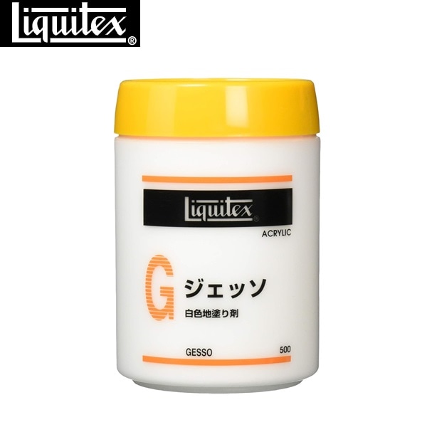 リキテックス Liquitex アクリル絵具 ジェッソ 500ml ホワイト 白色地
