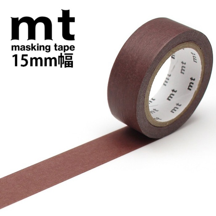 mt 1P マット グレイッシュレッド サイズ：幅15mm ×長さ7 m