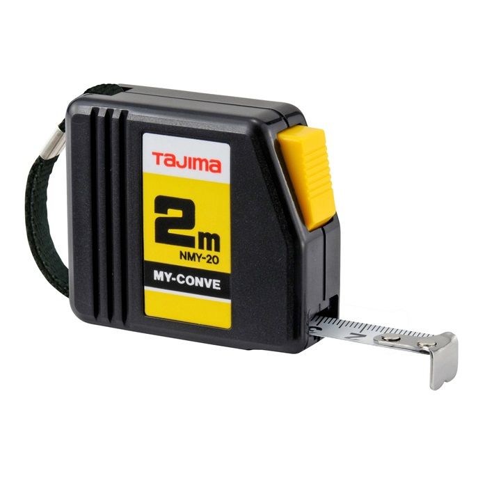 マイコンベ 13mm幅 2.0m 箱仕様 ボタンを押して引き込む、ストップタイプ