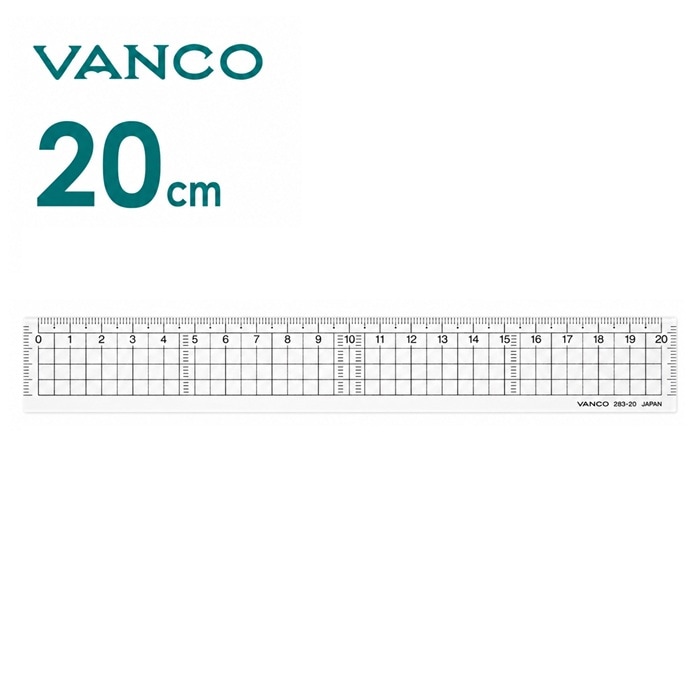 定規 バンコ 直定規 28320 直定規 283-20 20cm