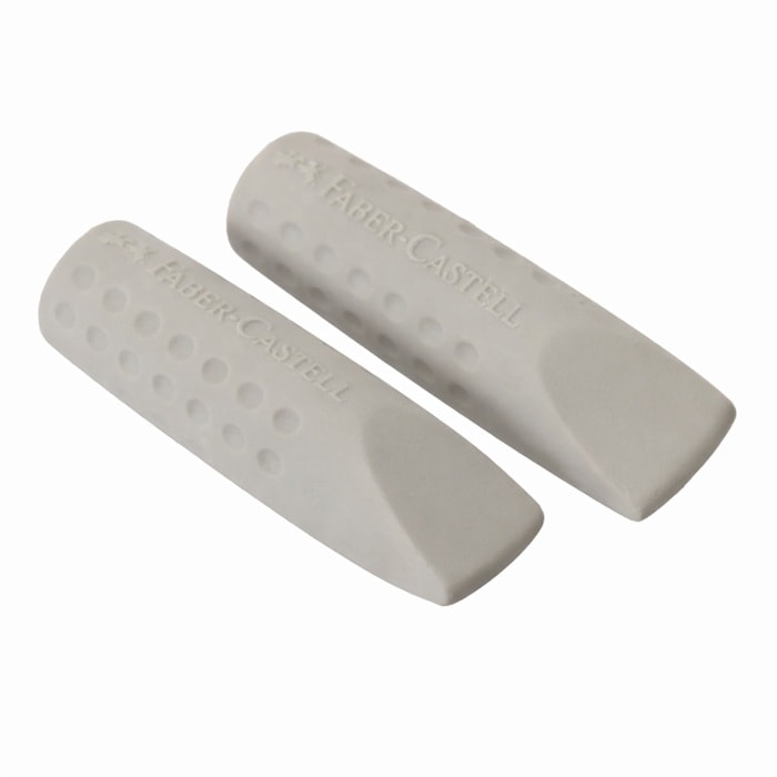 消しゴム キャップ グレー 2個入り グリップ2001イレーサーキャップ ファーバーカステル 187000