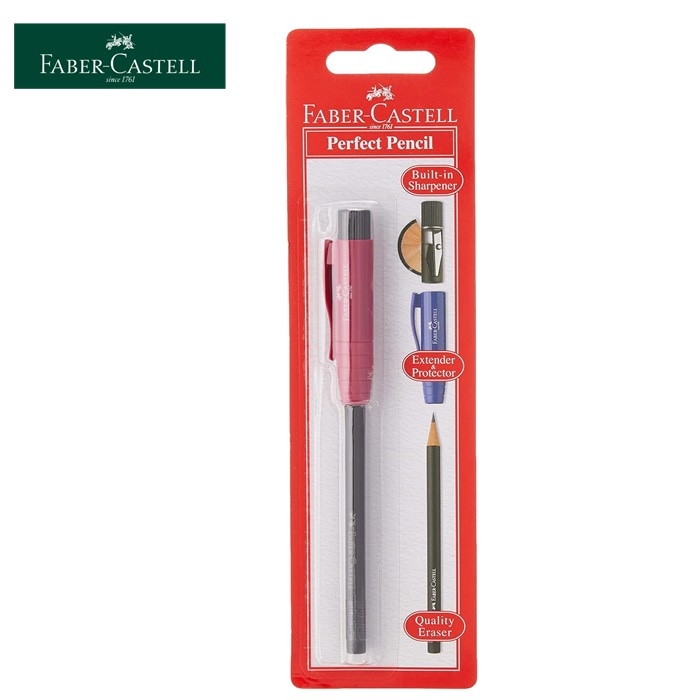 ファーバーカステル キッズ パーフェクトペンシル 182997 KIDS Faber-Castell ブルー／ブラック／レッド アソート