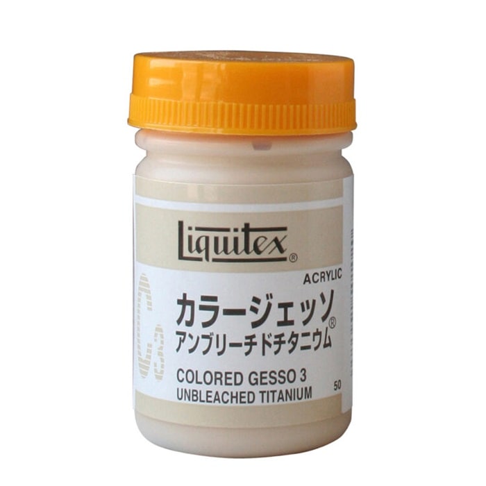 カラージェッソ リキテックス 50mL C3 アンブリーチドチタニウム