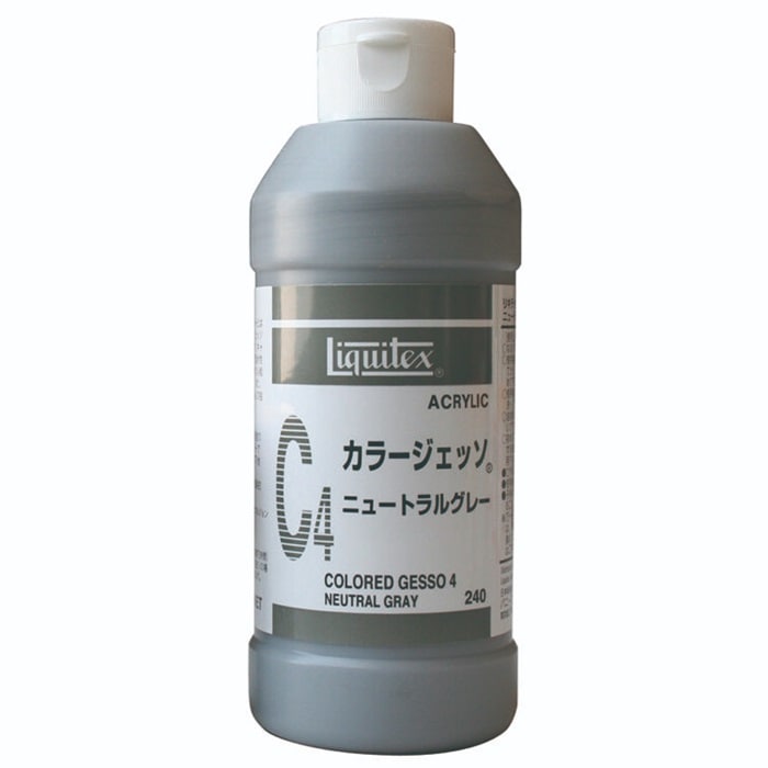 カラージェッソ リキテックス 240ml C4 ニュートラルグレー