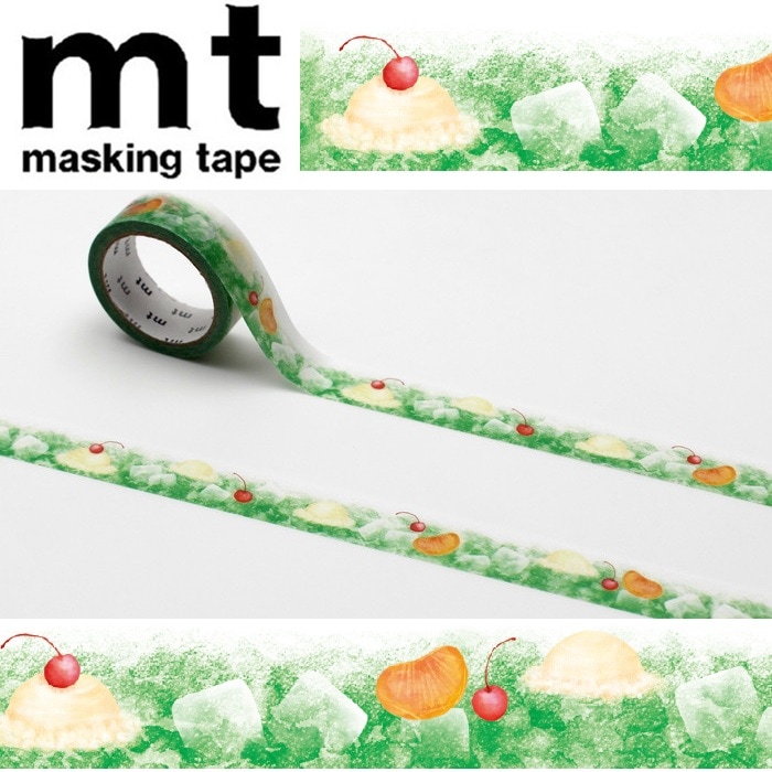 【メール便OK】mt ex カモ井加工紙 1P ソーダフロート マスキングテープ サイズ幅15mm×長さ5m