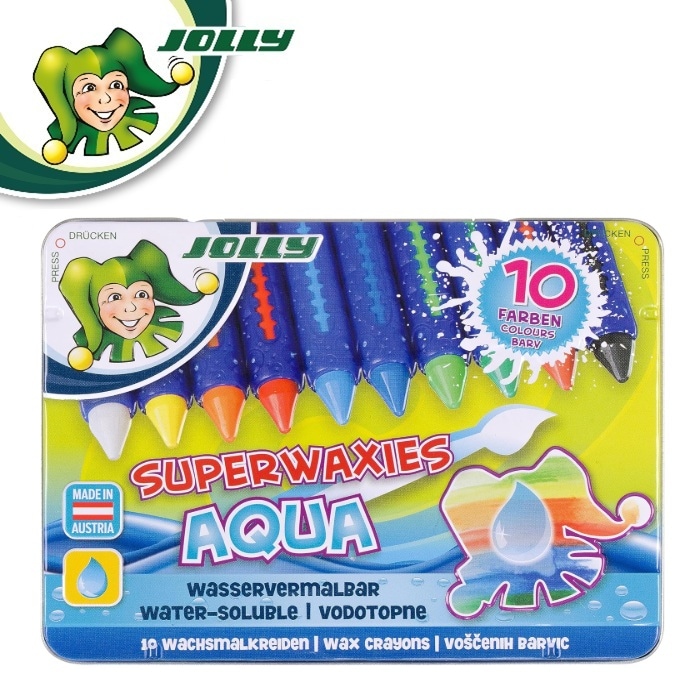 JOLLY クレヨン ジョリー スーパーワクシーアクア ワックスクレヨン 80623 