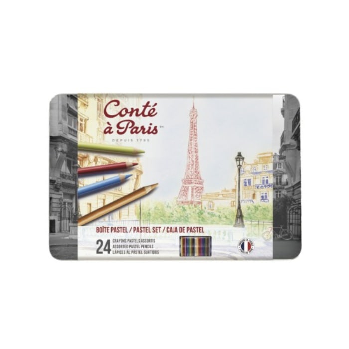 コンテ・ア・パリ パステルペンシルアソートセット 24色
