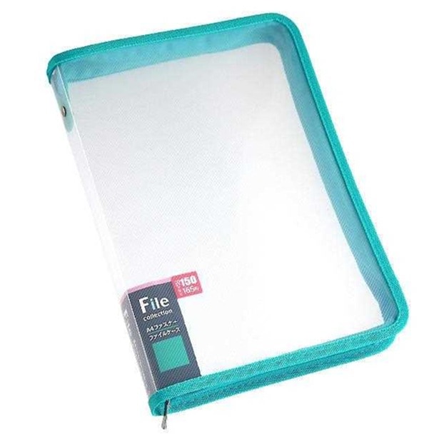 A4ファスナー ファイルケース緑C150 12956854 SD 