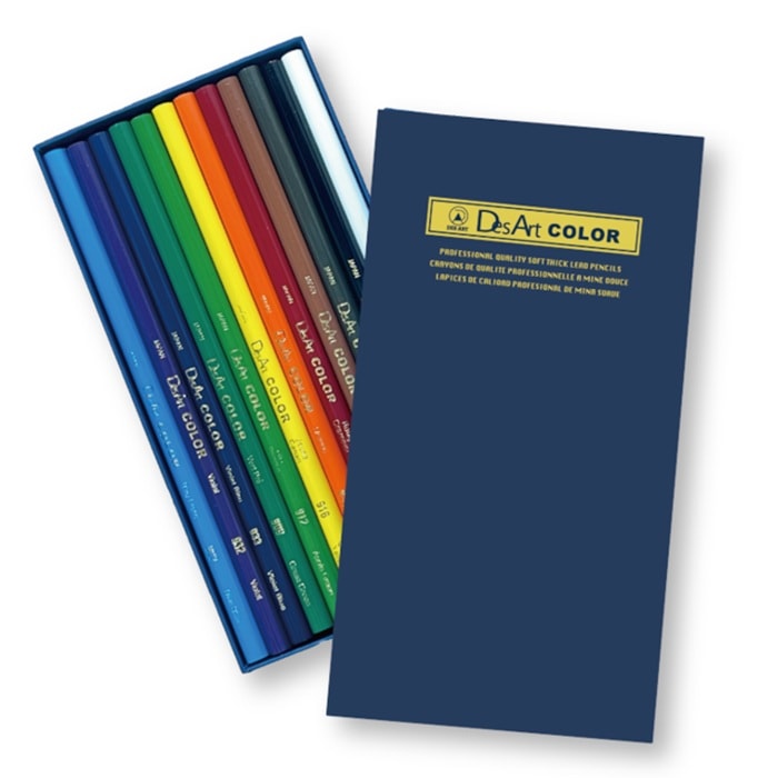DesArt COLOR 12色セット DA12 色鉛筆