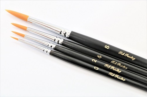 トールペイント用 ナイロン丸筆　２号