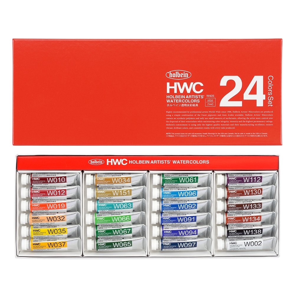 W405 ホルベイン 透明水彩絵具2号 24色ｾｯﾄ | すべての商品 | takeda