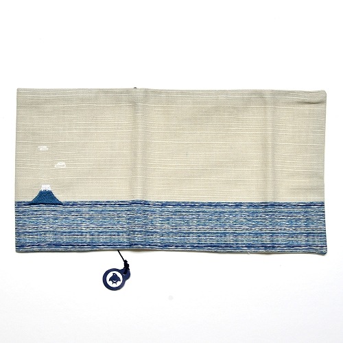 布のブックカバー 富士山と海