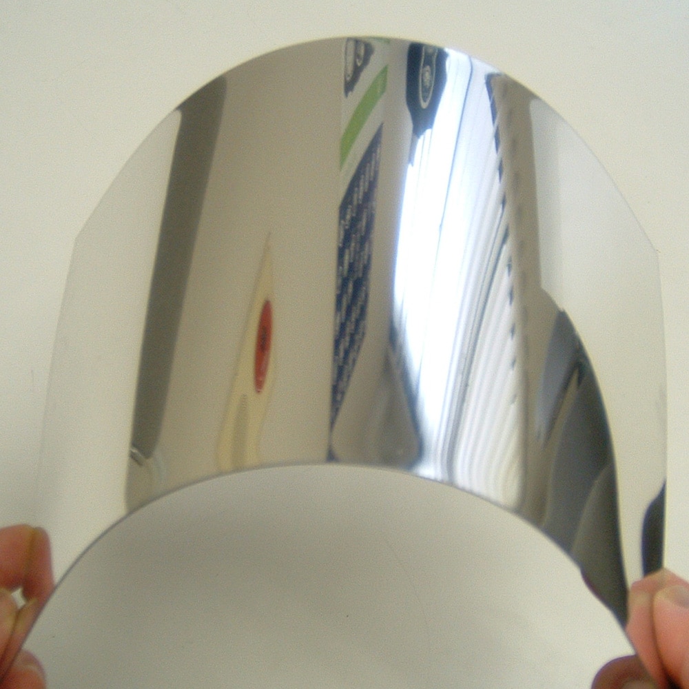 塩ビ板(小)銀ミラー(片面) 115×160mm 厚み0.5mm (1枚袋入り)