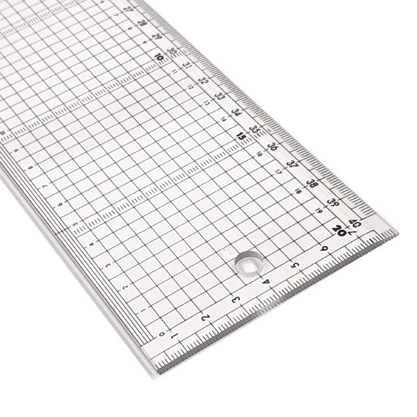 レイアウトマーキングスケール 840LO 420mm×80mm×3mm厚 【23-1520】