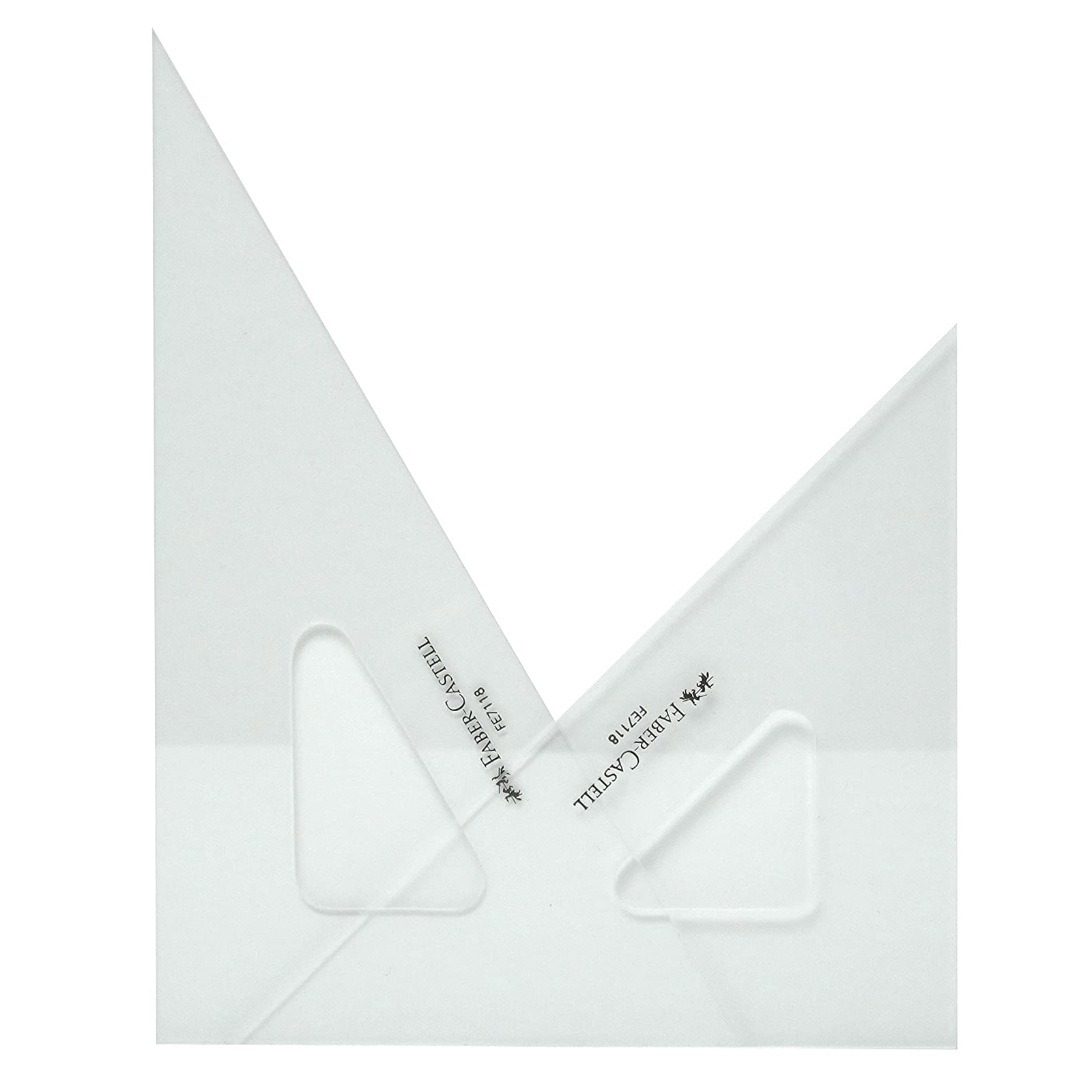 未使用・未開封品) ファーバーカステル 方眼三角定規 30cm (2mm 2枚