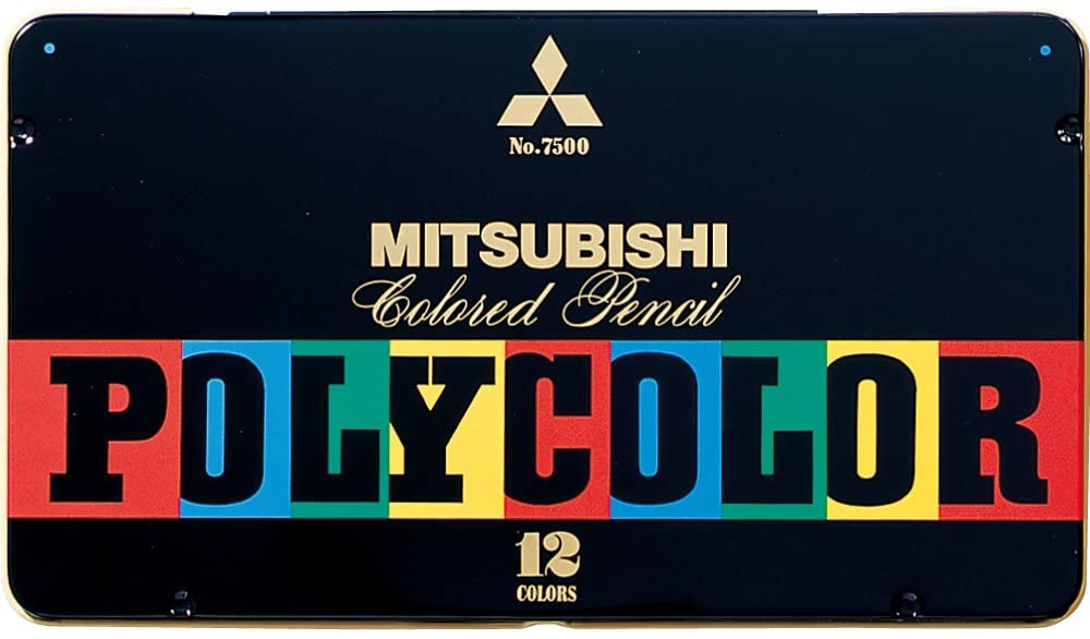 三菱鉛筆 ポリカラー7500 12色セット | 画材・コミック・用紙,絵具