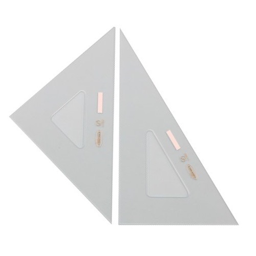 三角定規 15cmX2mm 目盛なし 【22-0020】 | 製図用品・収納,三角定規