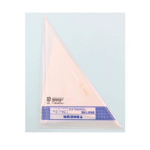 三角定規 30cmX3mm 目盛なし 【22-0150】 | 製図用品・収納,三角定規