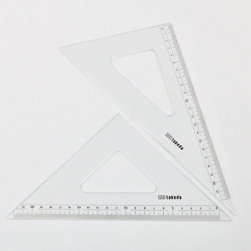 三角定規 15cmX2mm 目盛付 【22-0220】 | すべての商品 | takeda