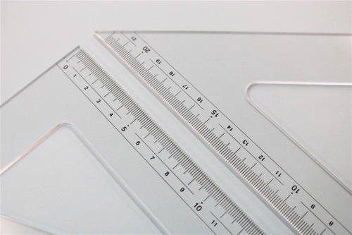 ドラパス 三角定規 目盛なし 3mm厚 60cm 13037 ドラパス 三角定規 目盛なし 3mm厚 60cm 13037