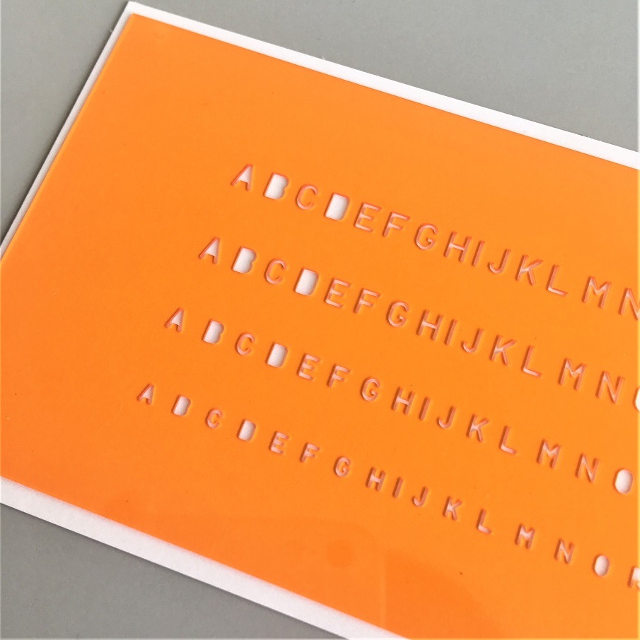 バンコ テンプレート 細字 B