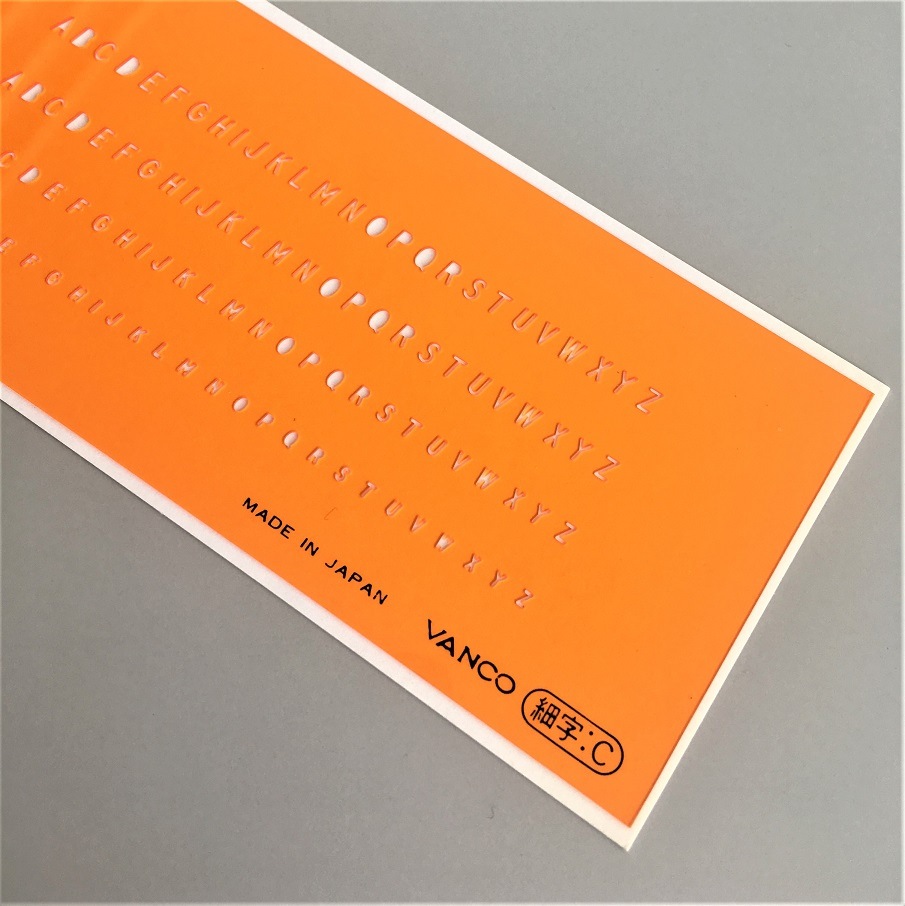 バンコ テンプレート 細字 C