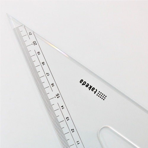 三角定規 15cmx2mm 目付面取 【22-0620】 | 製図用品・収納,三角定規