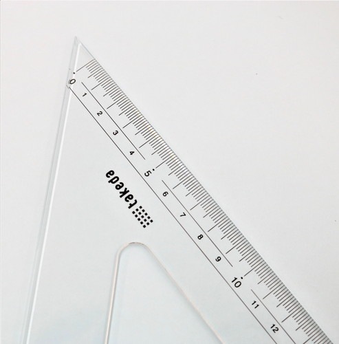 三角定規 30cmx2mm 目付面取 【22-0650】 | 製図用品・収納,三角定規