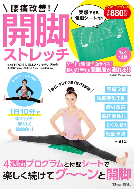 実感できる開脚シート付き 腰痛改善！ 開脚ストレッチ | 商品カテゴリ
