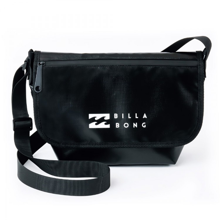 BILLABONG ショルダーバッグ BILLABONG 水と汚れに強いショルダーバッグBOOK BLACK Ver