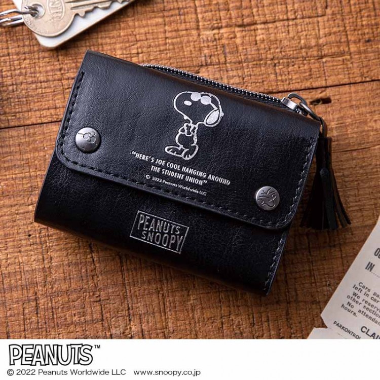 SNOOPY 極小財布 BOOK BLACK | 商品カテゴリ一覧,宝島社公式商品