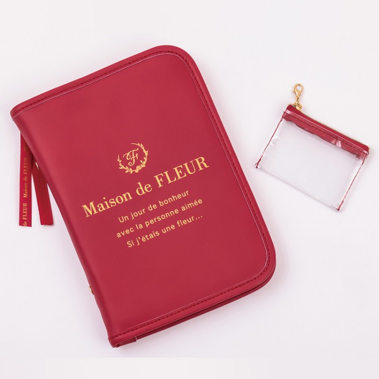 Maison de FLEUR BOOK マルチケース付き RED | 商品カテゴリ一覧