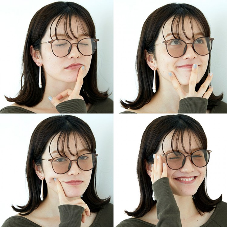 紫外線に当たるとレンズカラーが変わる！ 調光・UVカット