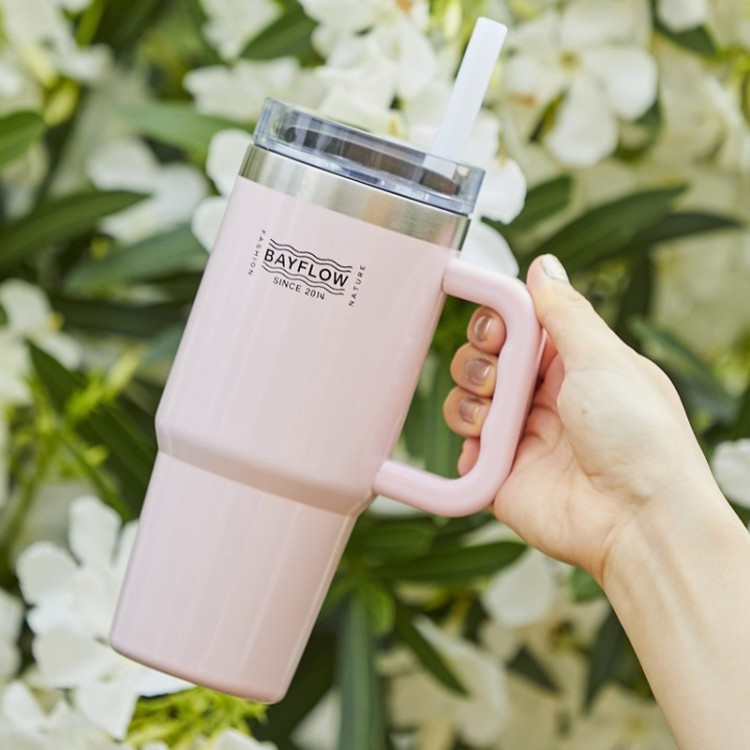 BAYFLOW ストロー付き真空断熱タンブラーBOOK PINK | 商品カテゴリ一覧