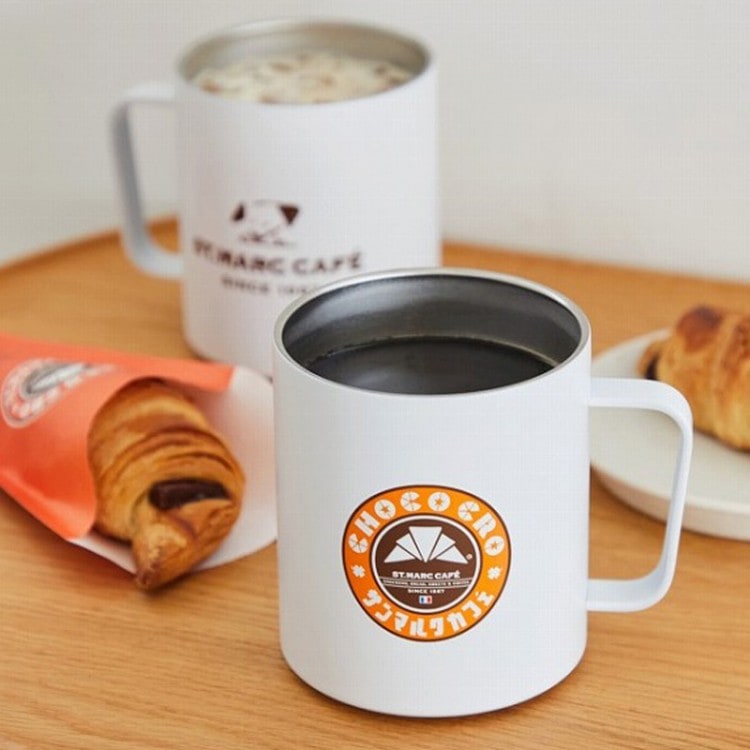 サンマルクカフェ 25th Anniversary 真空断熱タンブラーBOOK Orange