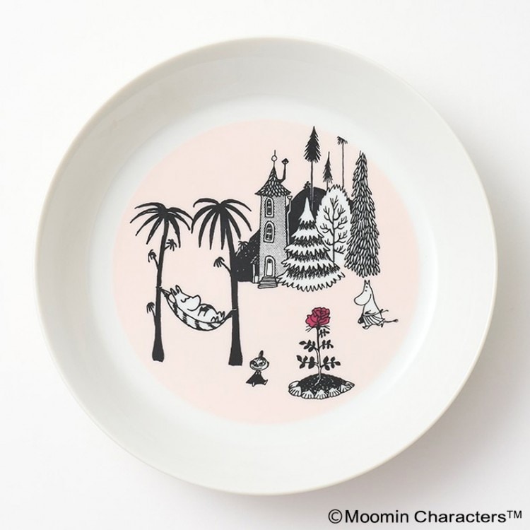 【SALE】ムーミン×kippis プレート ピンク