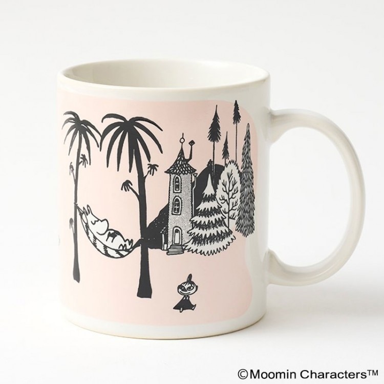 【SALE】ムーミン×kippis マグカップ ピンク