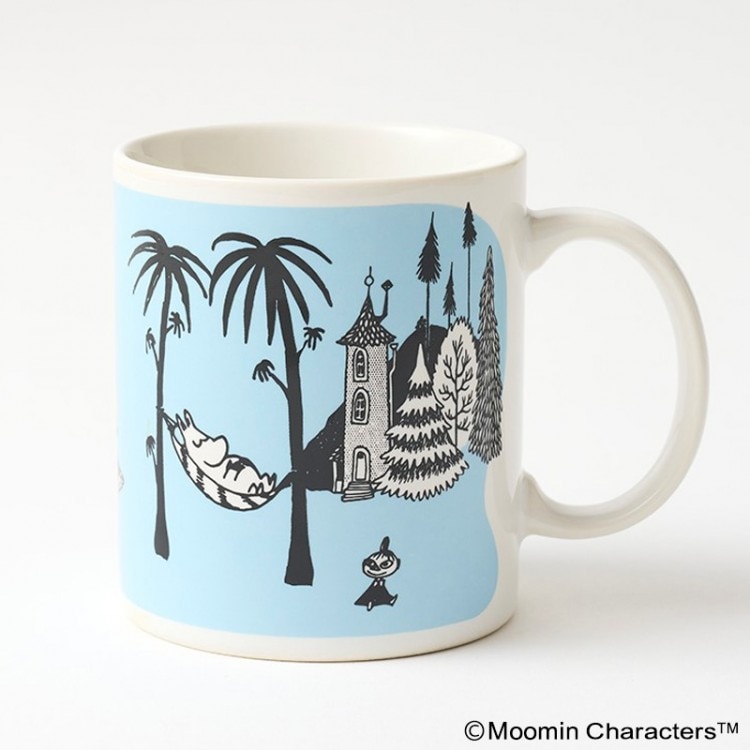 【SALE】ムーミン×kippis マグカップ ブルー