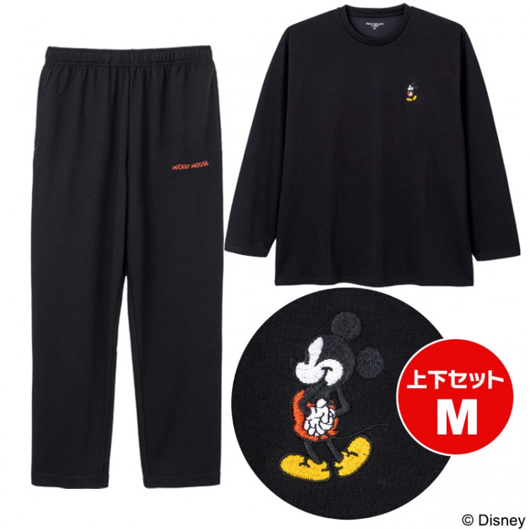 リカバリーウェア　Mサイズ 上下セット　ブラック　宝島社　疲労回復ウェア 上下セット／Mサイズ 【Disney FANTASIA】疲労回復ウェアBOOK