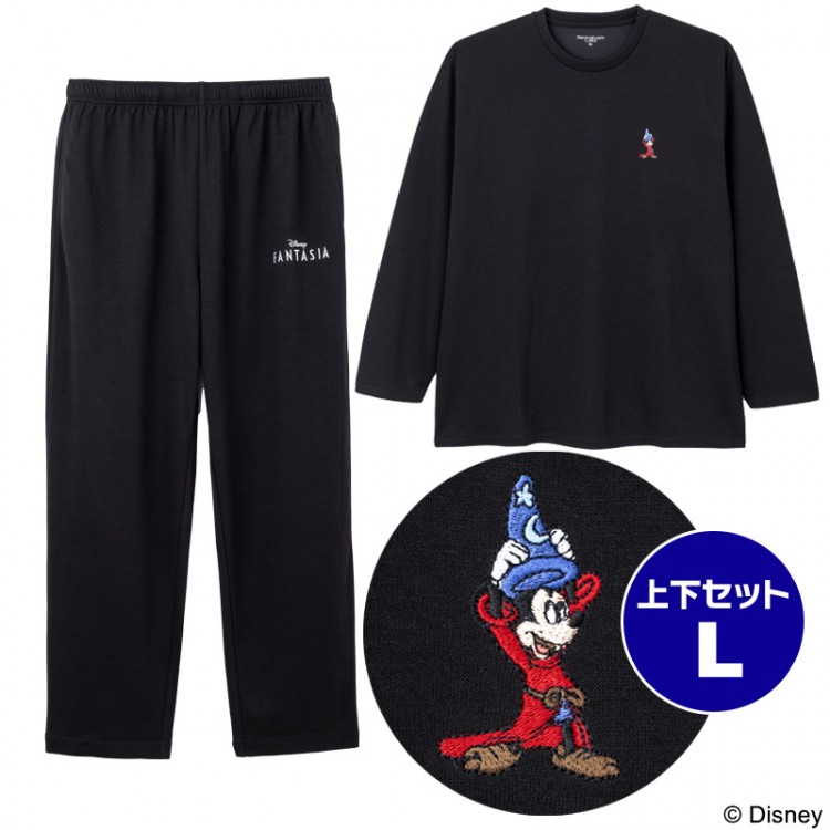 上下セット／Lサイズ Disney FANTASIA 疲労回復ウェアBOOK Recoverypro