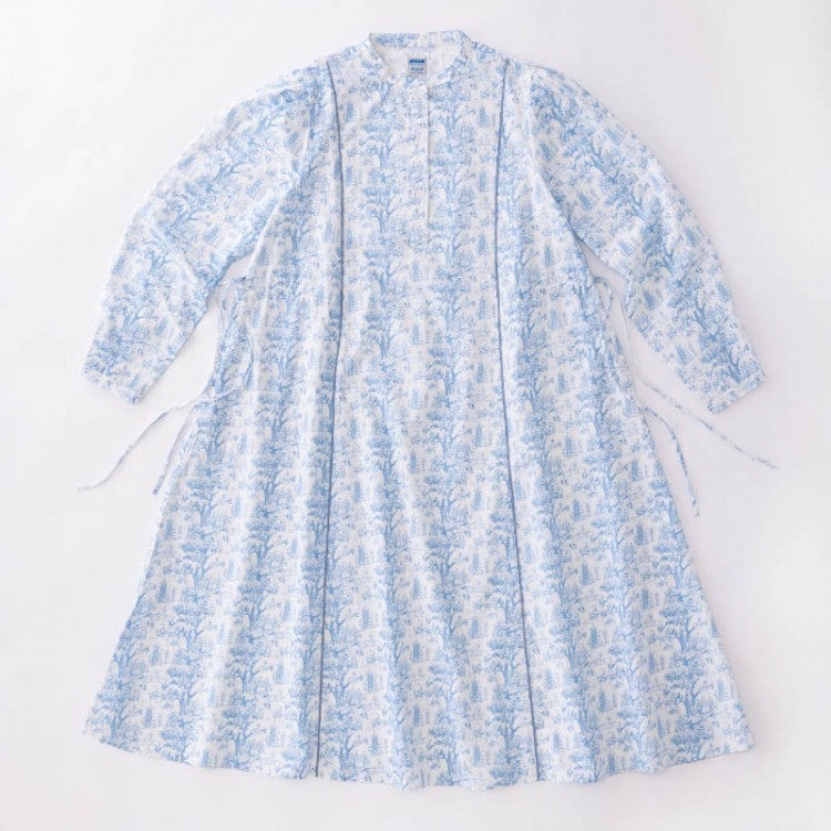 ムーミン × kippis パイピングワンピース　F　ブルー　afternoon SALE】ムーミン×kippis パイピングワンピース | 商品カテゴリ一覧