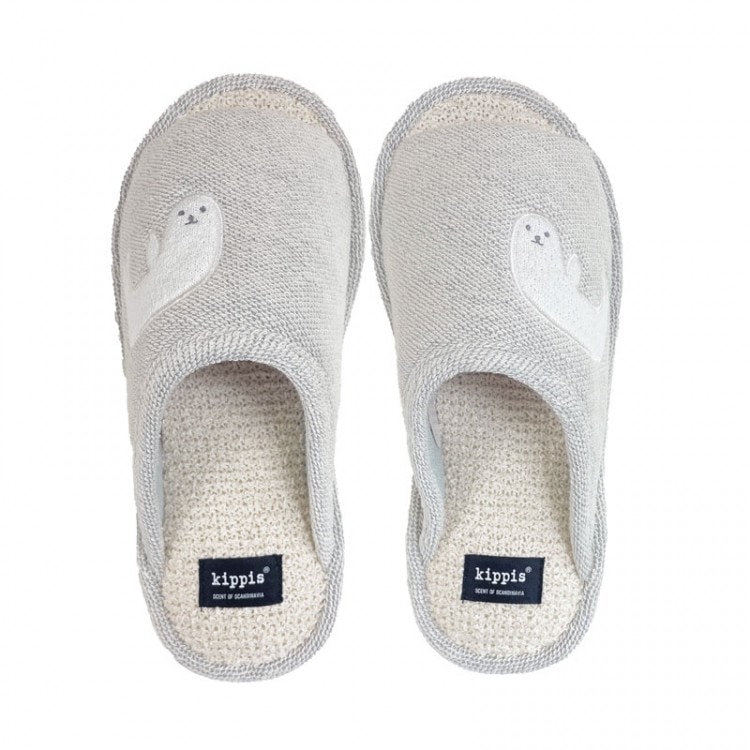 kippis スリッパ 夏のどうぶつたち グレー | 商品カテゴリ一覧,宝島社