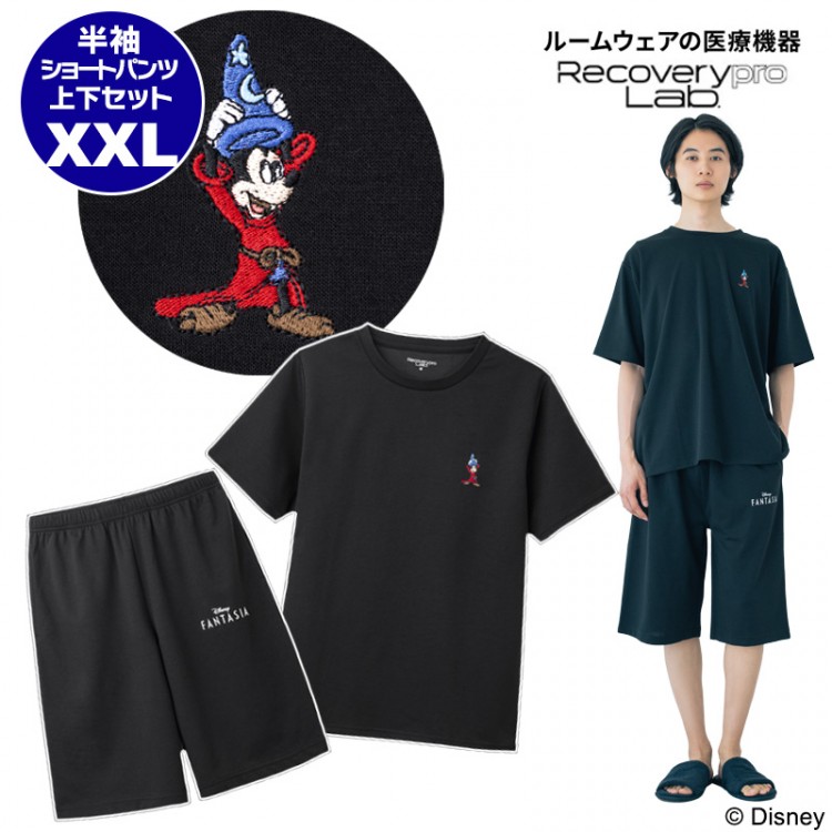 Disney Recoverypro Lab. 疲労回復ウエア リカバリーウェア 上下セット／Lサイズ Disney MICKEY MOUSE 疲労回復ウェアBOOK