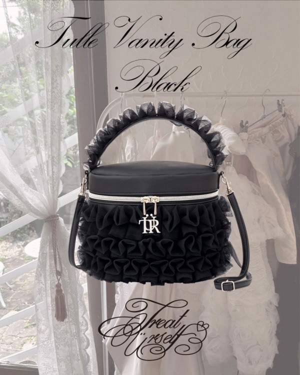 Treat Ürself Tulle Vanity Bag Book Black | 商品カテゴリ一覧