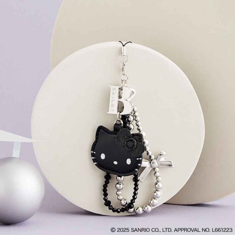 ハローキティ ストラップ 7個セット HELLO KITTY × BRILMY いつでもササッとお直しできる ミラー付きビーズ