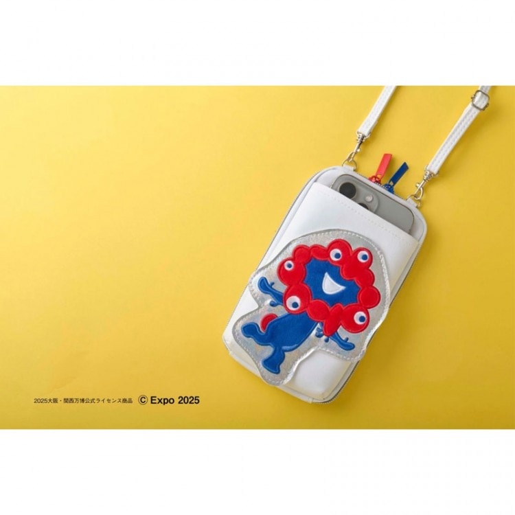 ミャクミャク ショルダー ミャクミャク ポシェット ポーチ 大阪万博EXPO 大阪・関西万博公式キャラクター ミャクミャク スマホポシェットBOOK