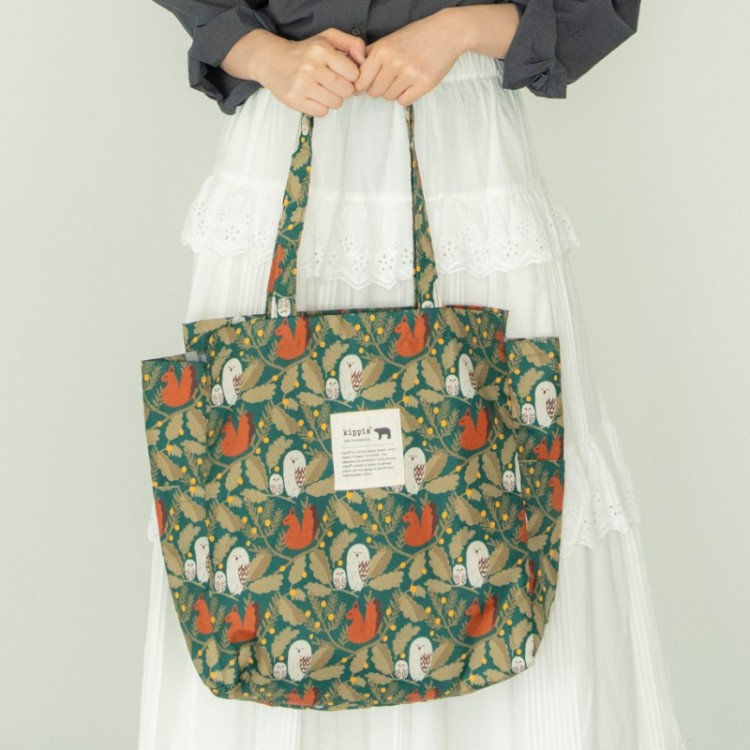 kippis 巾着トートバッグ Mets?n rauha ブラウン | 商品カテゴリ一覧