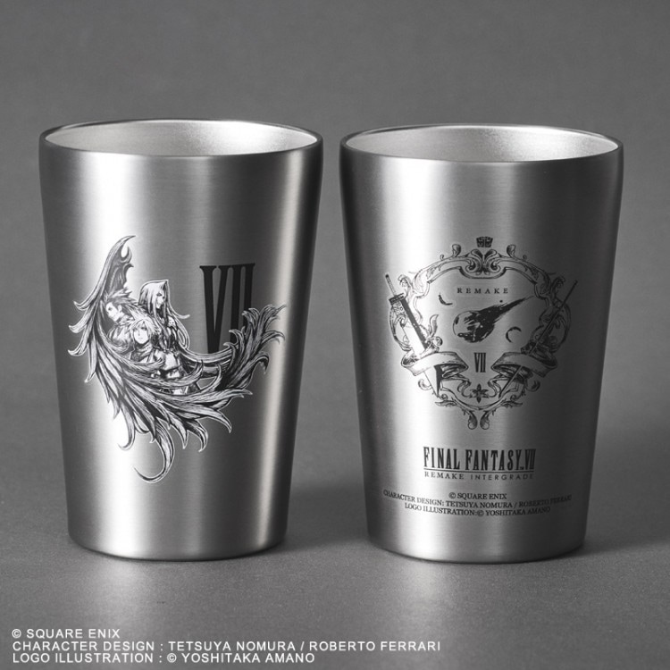 FINAL FANTASY ? REMAKE INTERGRADE CUP COFFEE TUMBLER BOOK SILVER