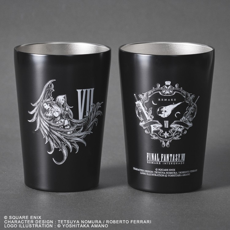 FINAL FANTASY Ⅶ REMAKE INTERGRADE CUP COFFEE TUMBLER BOOK BLACK
